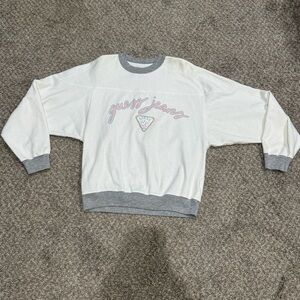 Vintage 1986 Guess Jeans Bowling Sweatshirt S